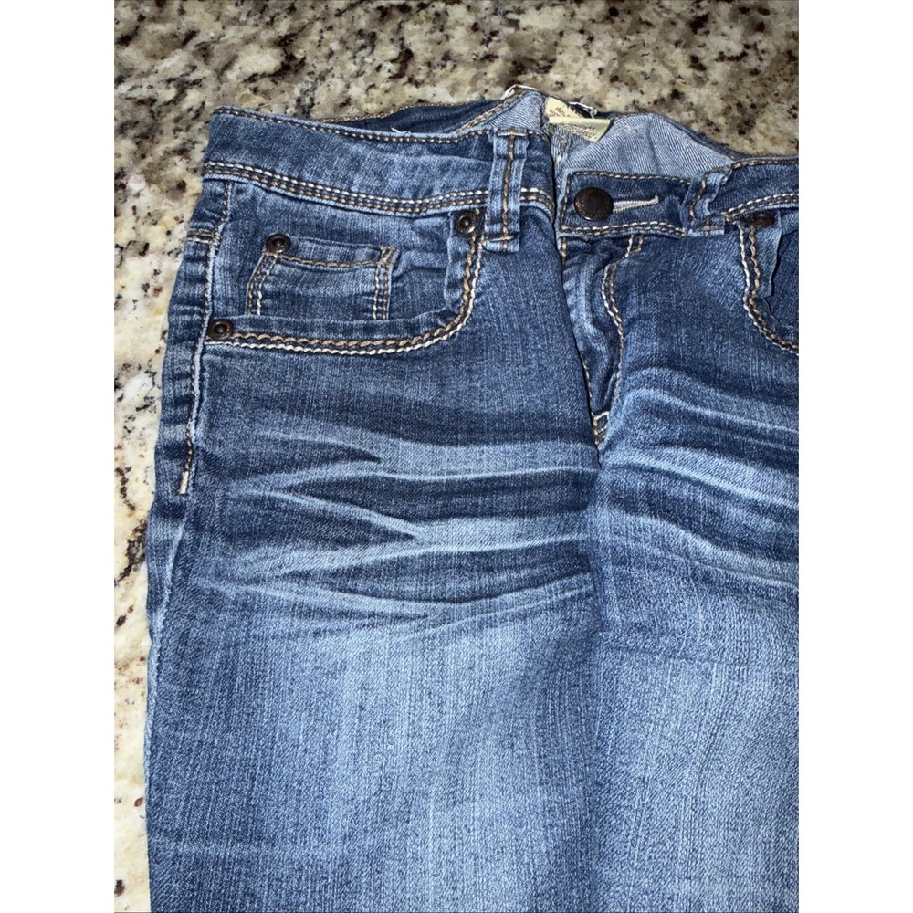 Mudd Jeans, Youth Girls Junior Size 14 Blue, Denim, Pockets, Straight Capri 5173 - Picture 11 of 11